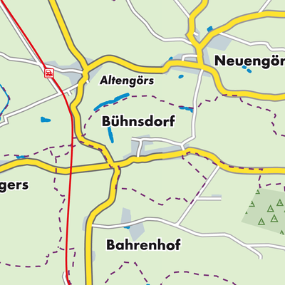 Übersichtsplan Bühnsdorf