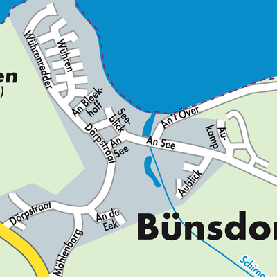 Stadtplan Bünsdorf