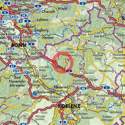 Landkarte Bürdenbach