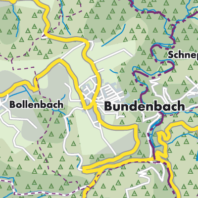 Übersichtsplan Bundenbach