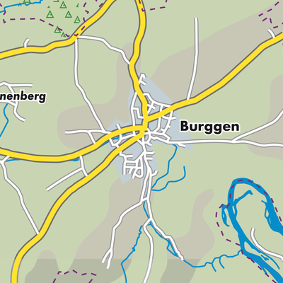 Übersichtsplan Burggen