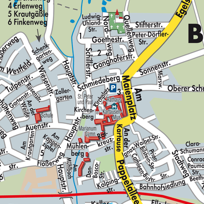 Stadtplan Buxheim
