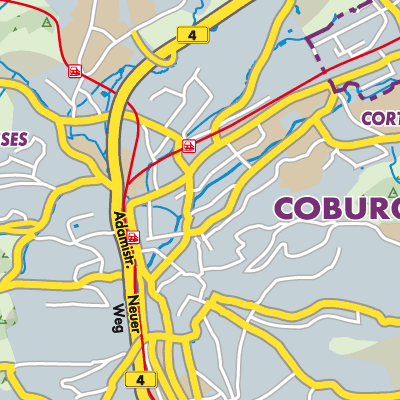 Übersichtsplan Coburg