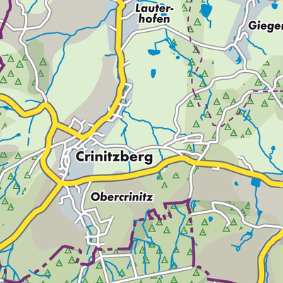 Übersichtsplan Crinitzberg