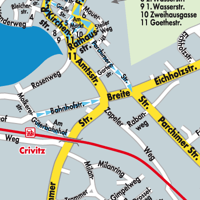 Stadtplan Crivitz
