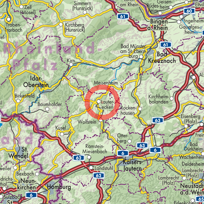 Landkarte Cronenberg