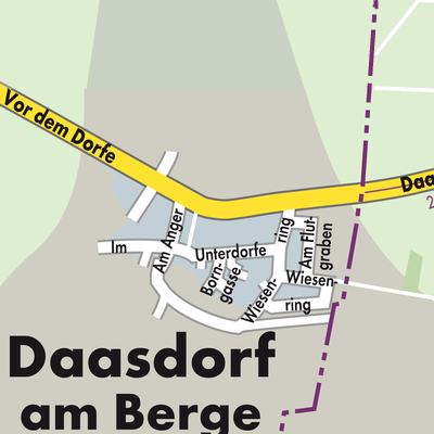 Stadtplan Daasdorf am Berge