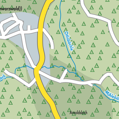 Stadtplan Dachsberg (Südschwarzwald)