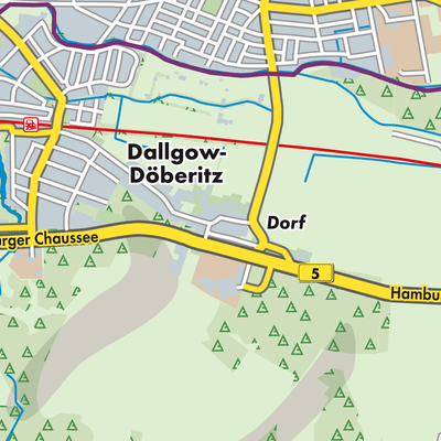 Übersichtsplan Dallgow-Döberitz