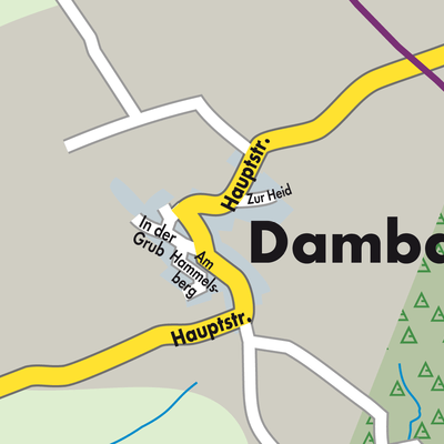 Stadtplan Dambach