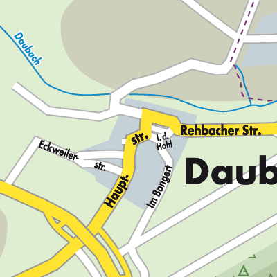 Stadtplan Daubach