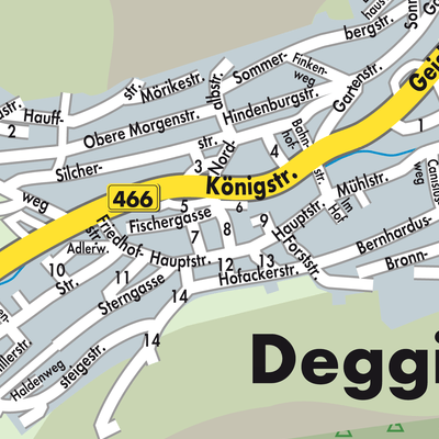Stadtplan Deggingen