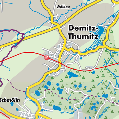 Übersichtsplan Demitz-Thumitz