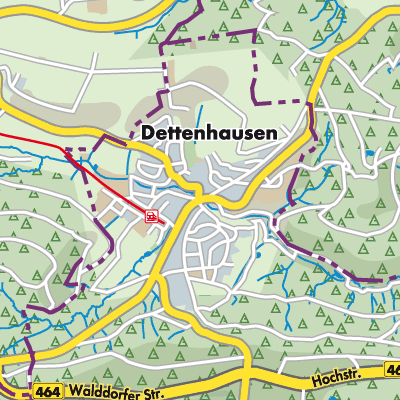 Übersichtsplan Dettenhausen