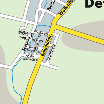 Stadtplan Dettum