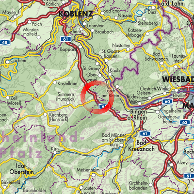 Landkarte Dichtelbach