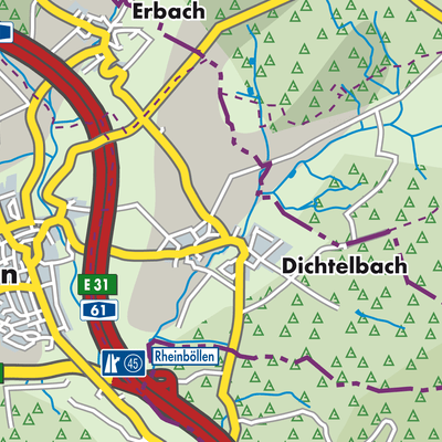 Übersichtsplan Dichtelbach
