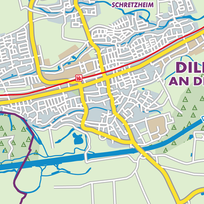 Übersichtsplan Dillingen a.d.Donau