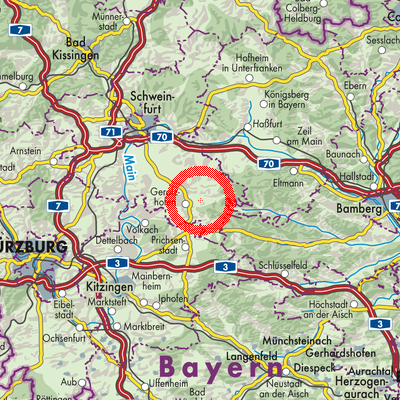 Landkarte Dingolshausen