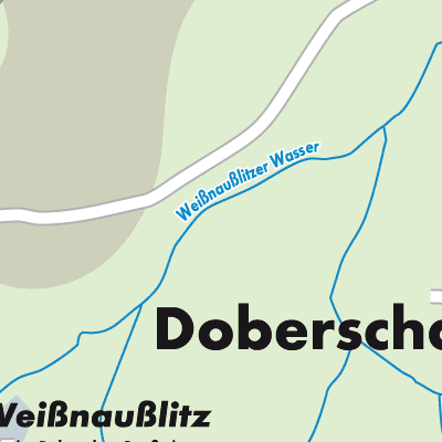 Stadtplan Doberschau-Gaußig - Dobruša-Huska