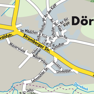 Stadtplan Dörrebach