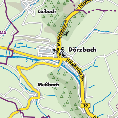 Übersichtsplan Dörzbach
