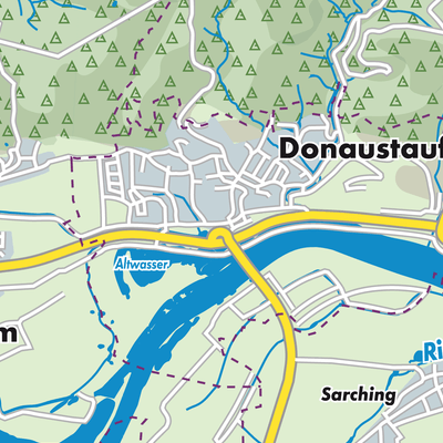 Übersichtsplan Donaustauf