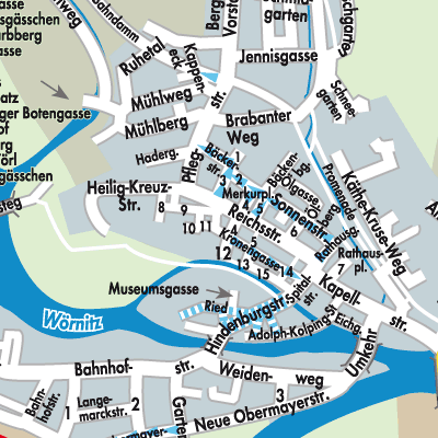 Stadtplan Donauwörth