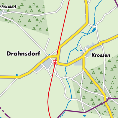 Übersichtsplan Drahnsdorf