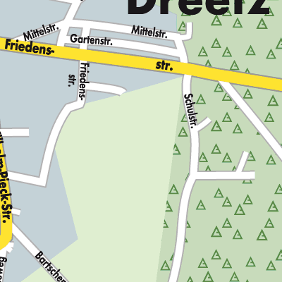 Stadtplan Dreetz