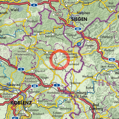 Landkarte Dreisbach