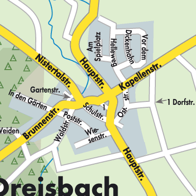 Stadtplan Dreisbach