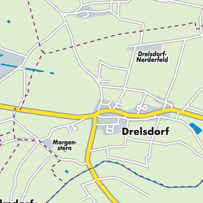 Übersichtsplan Drelsdorf