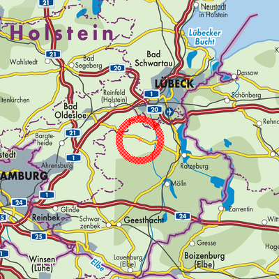 Landkarte Düchelsdorf