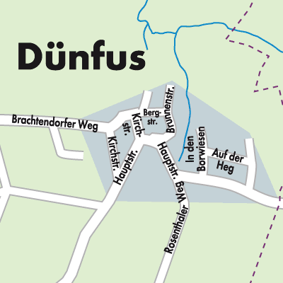 Stadtplan Dünfus