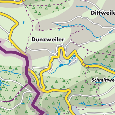 Übersichtsplan Dunzweiler