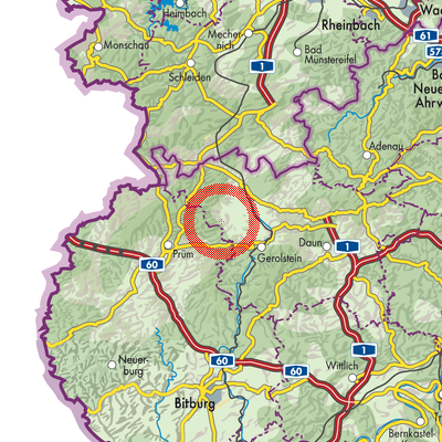 Landkarte Duppach