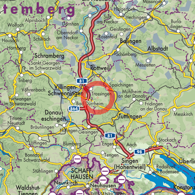 Landkarte Durchhausen
