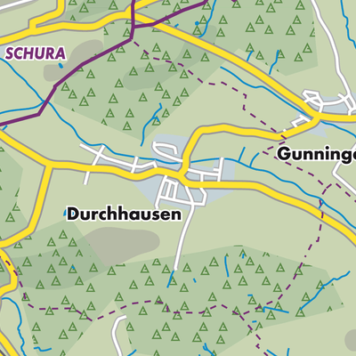 Übersichtsplan Durchhausen