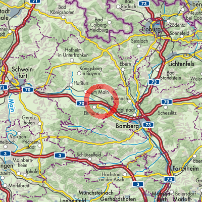 Landkarte Ebelsbach