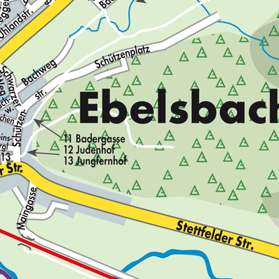 Stadtplan Ebelsbach