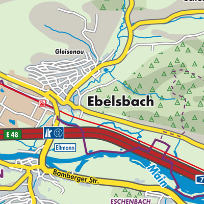 Übersichtsplan Ebelsbach