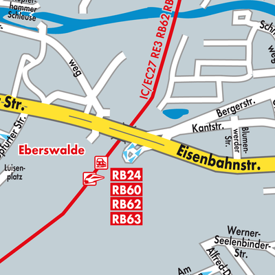 Stadtplan Eberswalde