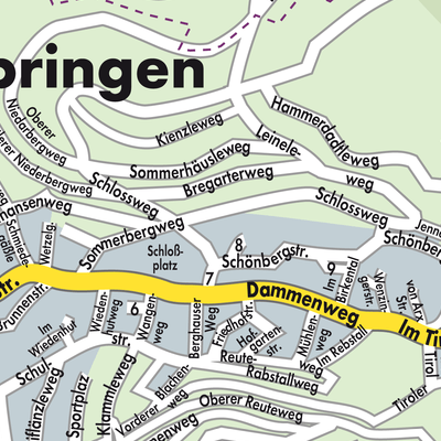 Stadtplan Ebringen