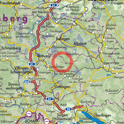 Landkarte Egesheim