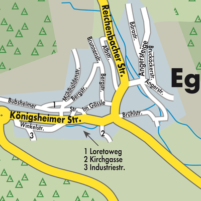 Stadtplan Egesheim
