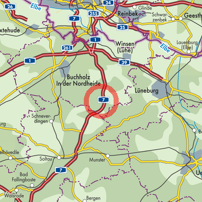 Landkarte Egestorf