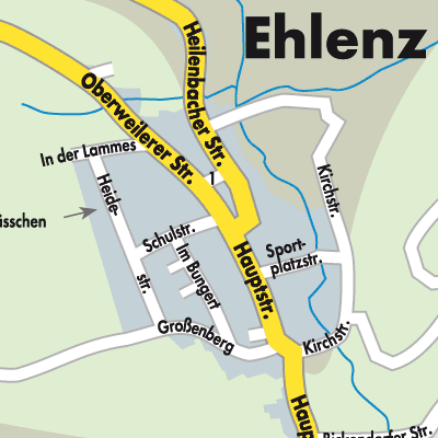 Stadtplan Ehlenz