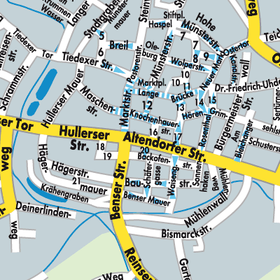 Stadtplan Einbeck