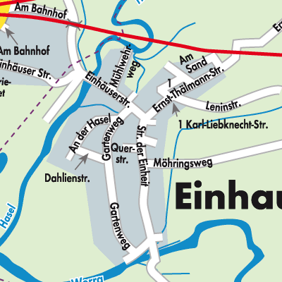 Stadtplan Einhausen